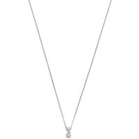 Isabel Bernard Kettingen - De la Paix Emily 14 karat necklace  diamond 0.05 in silver