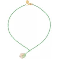 Simone Rocha Kettingen - Cluster Crystal Flower Necklace