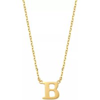 Isabel Bernard Kettingen - Le Marais Chloé 14 Karat Initial Necklace Letter B in gold