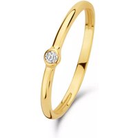 Isabel Bernard Ringen - Asterope Solitary 14 Karat Stacking Ring in gold