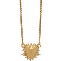 Rachel Jackson London Kettingen - Electric Love Mini Heart Necklace in gold