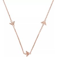 Emporio Armani Kettingen - Sterling Silver Necklace in quarz