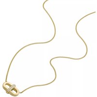 Fossil Kettingen - Heritage D-Link Glitz Stainless Steel Chain Neckla in gold