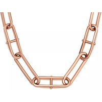 Fossil Kettingen - Heritage D-Link Rose Gold-Tone Stainless Steel Cha in gold