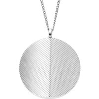 Fossil Kettingen - Harlow Locket Collection Stainless Steel Pendant N in silver