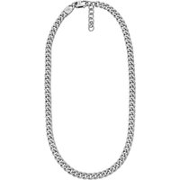 Fossil Kettingen - Harlow Linear Texture Chain Stainless Steel in silver