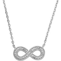 Fossil Kettingen - Infinity Sterling Silver Pendant Necklace in silver