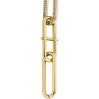 Fossil Kettingen - Heritage D-Link Glitz Stainless Steel Y-Neck Neckl in gold