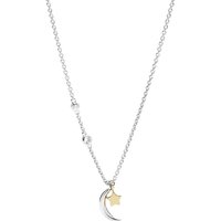 Fossil Kettingen - Elliott Star And Crescent Moon Necklace Sterling in multi