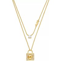 Michael Kors Kettingen - 14K Gold-Plated Sterling Silver Double Layered Pav in multi