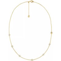 Michael Kors Kettingen - Michael Kors 14K Gold Sterling Silver Station Neck in gold