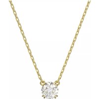 Swarovski Kettingen - Constella Necklace Round cut Gold-tone plated in white