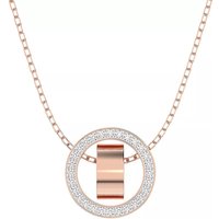 Swarovski Kettingen - Hollow Necklace rose gold-tone plated in quarz