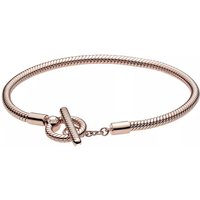 Pandora Armbanden - Moments T-Verschluss Schlangen-Gliederarmband in quarz