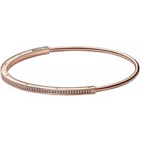 Pandora Armbanden - Signature I-D Pavé Armreif in gold