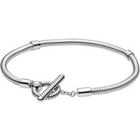 Pandora Armbanden - T-Verschluss Schlangen-Gliederarmband in silver