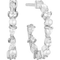 Sif Jakobs Jewellery Oorbellen - Adria Creolo Medio Earrings in silver