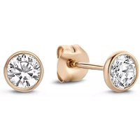 Isabel Bernard Oorbellen - La Concorde Loane 14 Karat Ear Studs With Zirconia in quarz