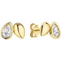 BELORO Oorbellen - Monte Napoleone Natalia 9 karat ear studs with zir in gold