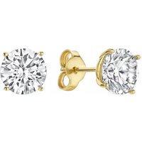 BELORO Oorbellen - Monte Napoleone Stella 9 karat ear studs with zirc in gold