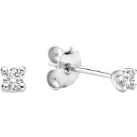 Isabel Bernard Oorbellen - De la Paix Celesse 14 karat ear studs  diamond 0. in silver