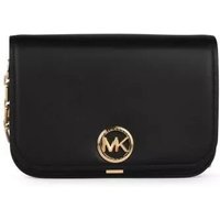 Michael Kors Shoppers - Messanger' Black Leather Crossbody Bag in zwart