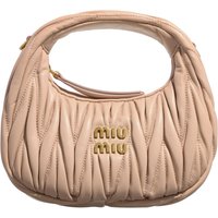 Miu Miu Hobo bags - Lamb Leather Mini Bag in poeder roze