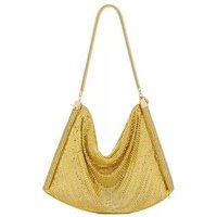 Paco Rabanne Shoppers - Small Pixel Tube Shoulder Bag in goud