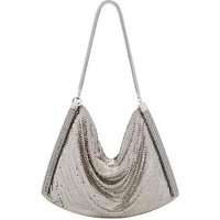 Paco Rabanne Shoppers - Pixel Tube Aluminum Shoulder Bag in zilver