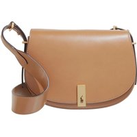 Polo Ralph Lauren Shoppers - Brown Smooth Leather Shoulder Bag in bruin