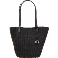 Coach Shoppers - Small Straw Tote in zwart