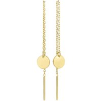 Isabel Bernard Oorbellen - Le Marais Jeanne 14 Karat Drop Earrings With Circl in gold