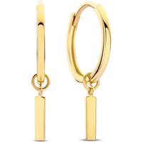 BELORO Oorbellen - Beloro Jewels Della Spiga Esta 9 karat gold hoop e in gold