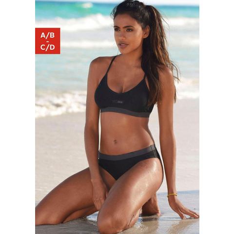 Venice Beach Bustierbikini met in kleur afgestemde details