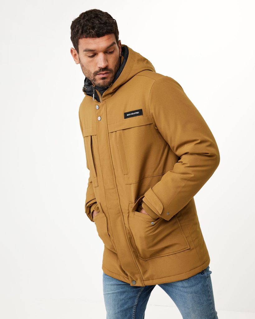 Hooded parka Golden Brown