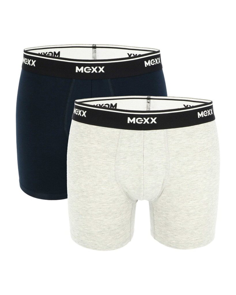 MEXX Boxershorts 2-pack Navy/Grey Melee