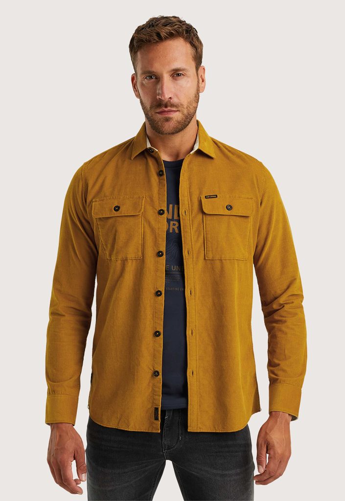 PME Legend Fine Waffle Corduroy Overshirt