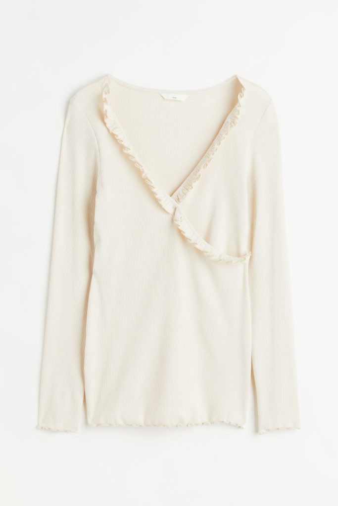 H & M - MAMA Before & After Tricot top - Beige