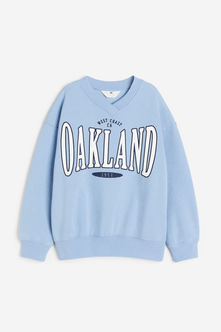 H & M - Oversized sweater - Blauw