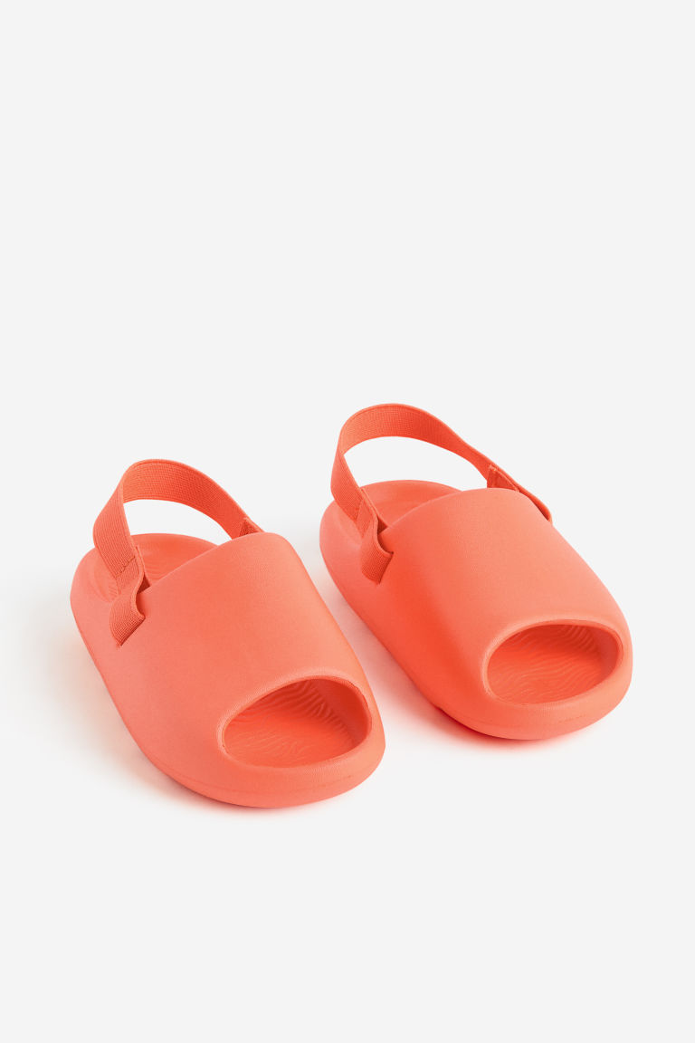 H & M - Chunky badslippers - Oranje