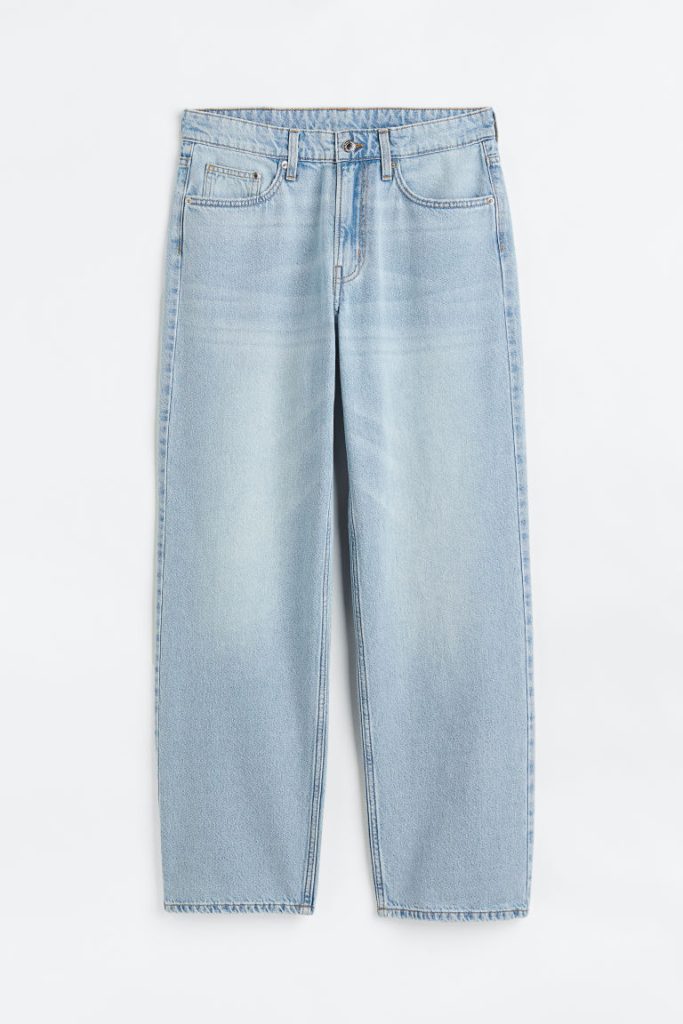 H & M - 90's Baggy Low Jeans - Blauw