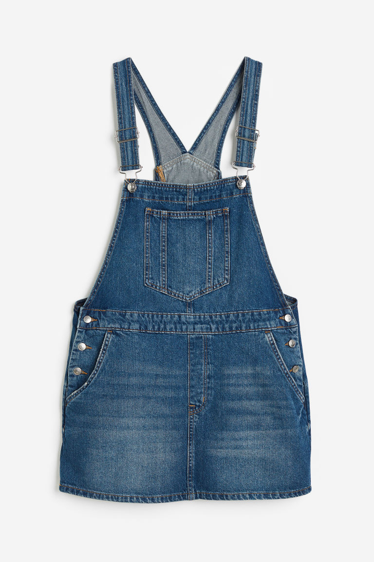 H & M - Denim salopettejurk - Blauw