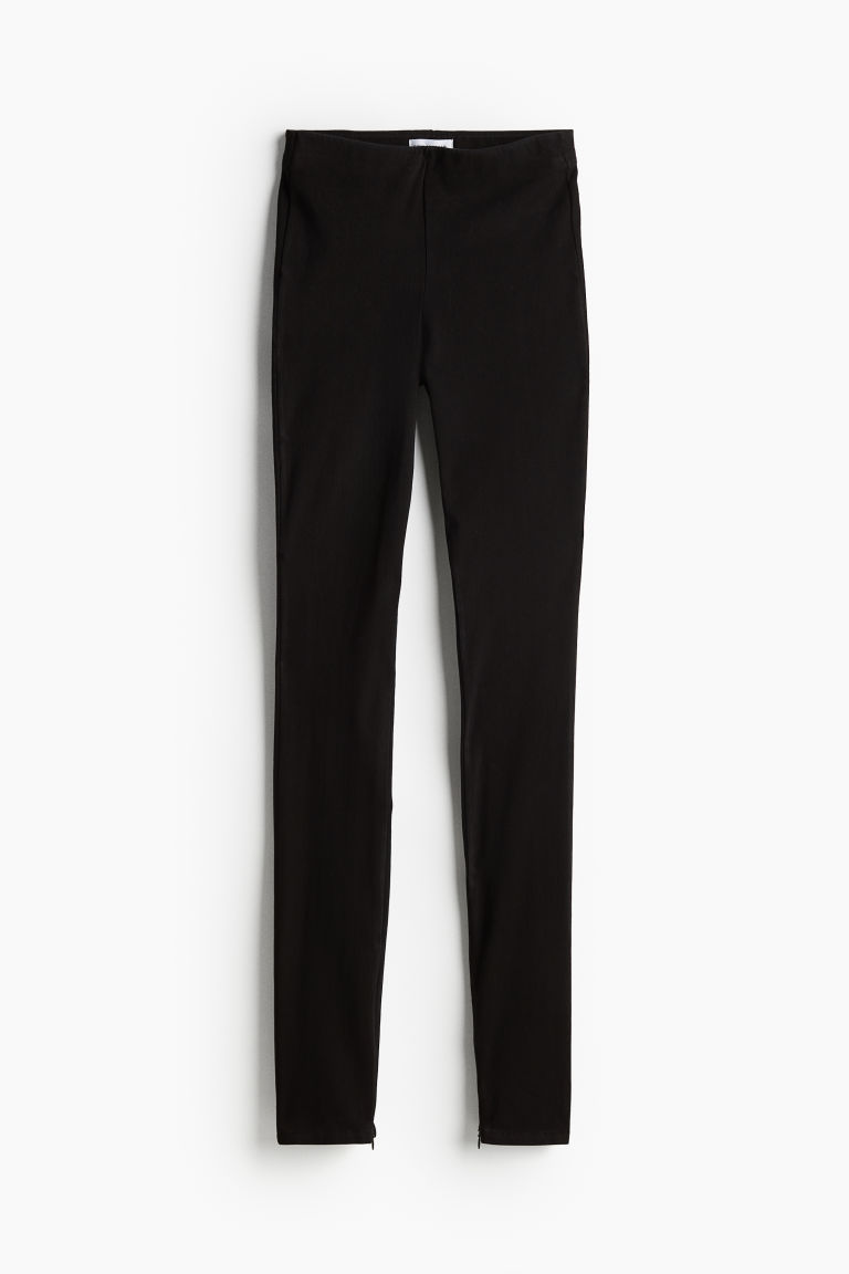 H & M - Sculpt Pull On Skinny - Zwart