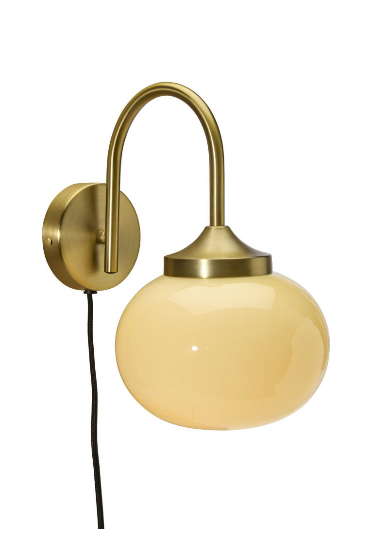 H & M - Elsy Wandlamp 26cm - Goud