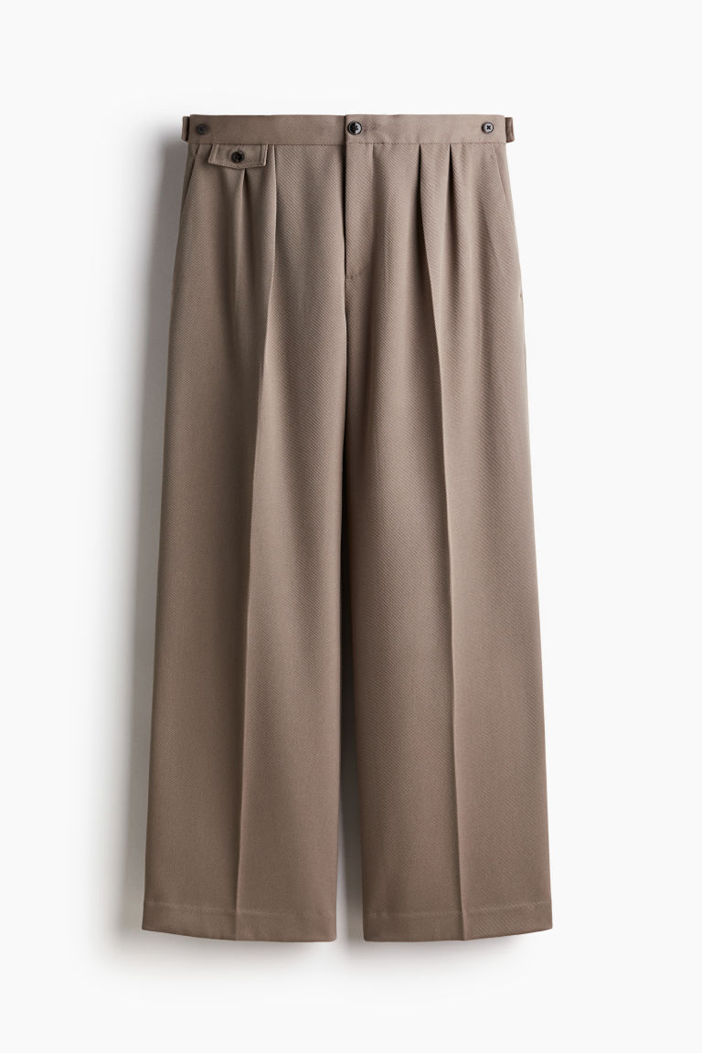 H & M - Utilitybroek - Loose Fit - Bruin