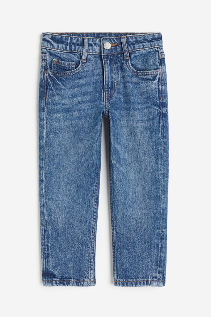 H & M - Straight Leg Jeans - Blauw