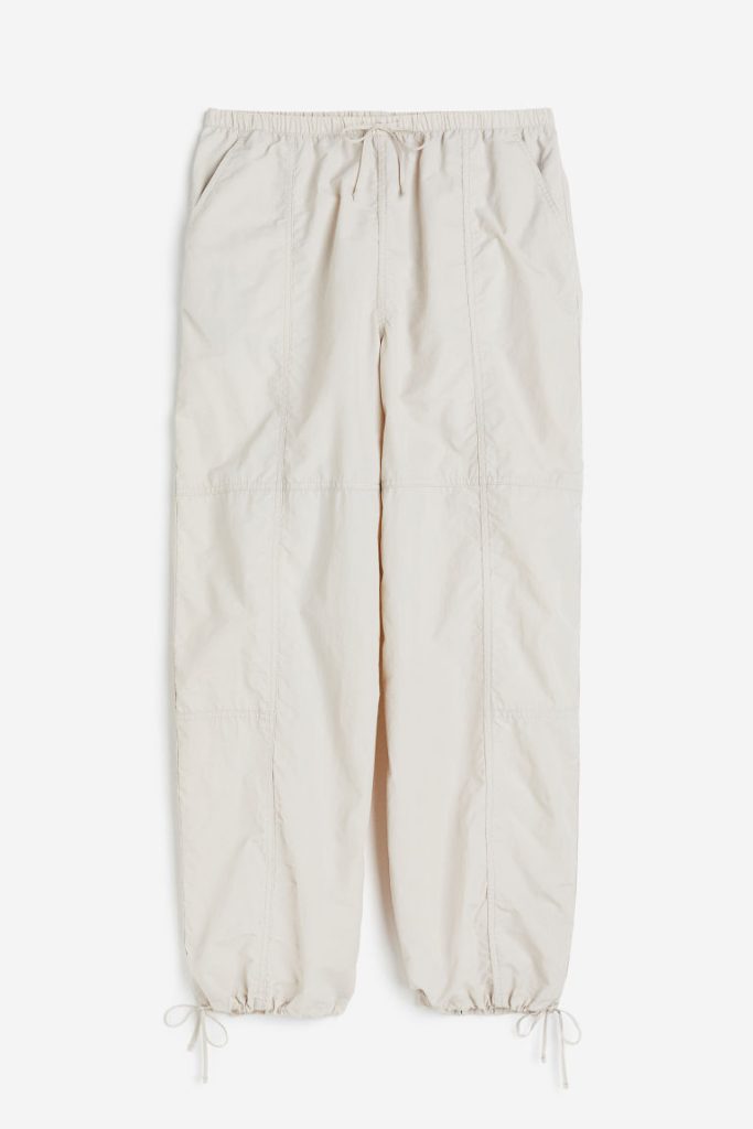 H & M - Nylon parachutebroek - Beige