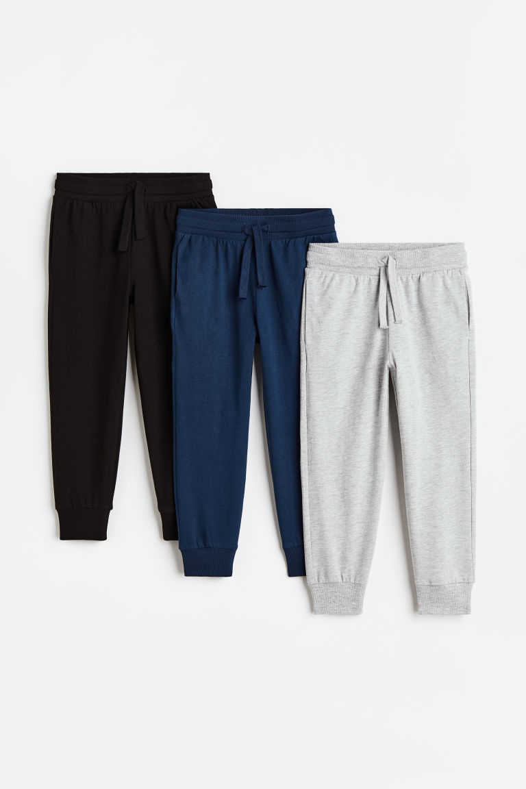 H & M - Set van 3 joggers - Blauw