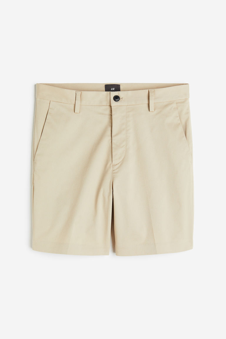 H & M - Chinoshort - Regular Fit - Beige