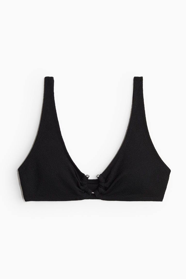 H & M - Padded bikinitop - Zwart